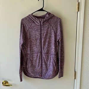 Serene Tangerine Long Sleeve Full Zip Hoodie Size S GUC Purple